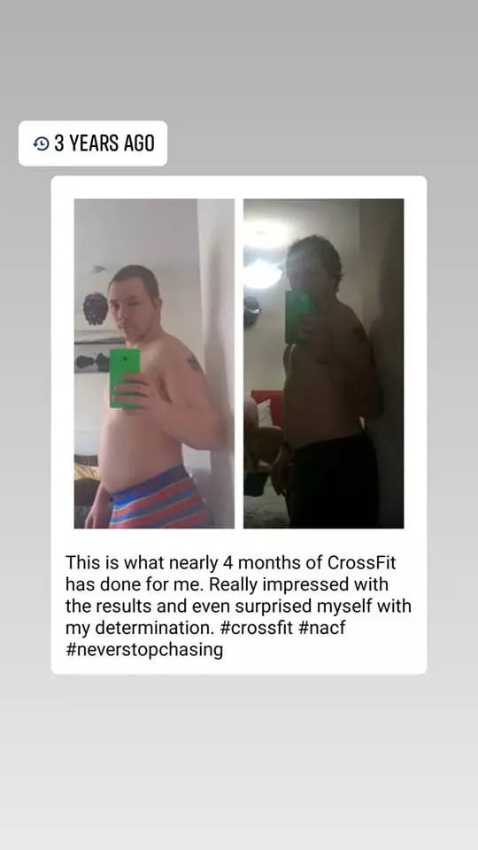 3 years at CrossFit