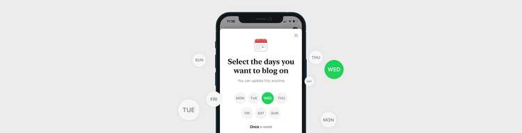 You can now build a blogging habit using WordPress reminders