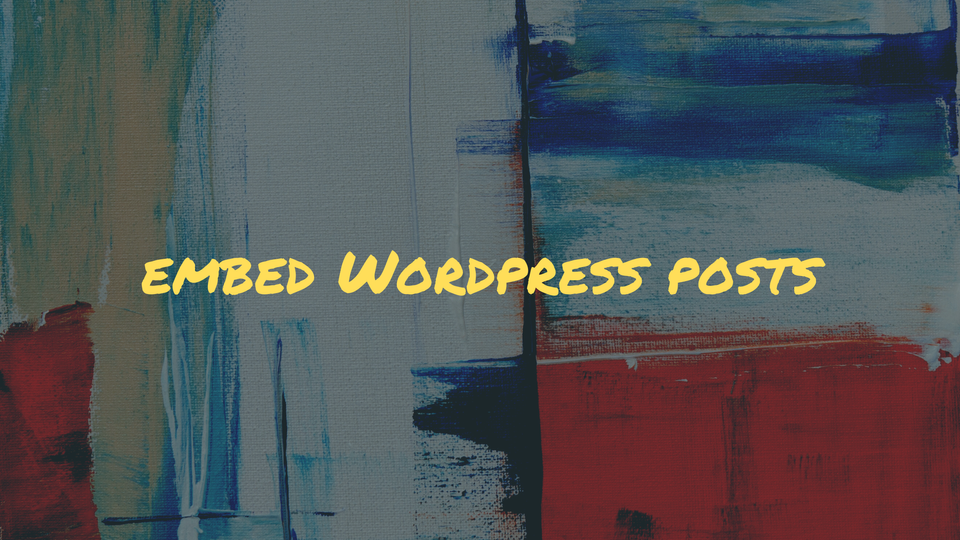 You can embed WordPress posts into your WordPress blog